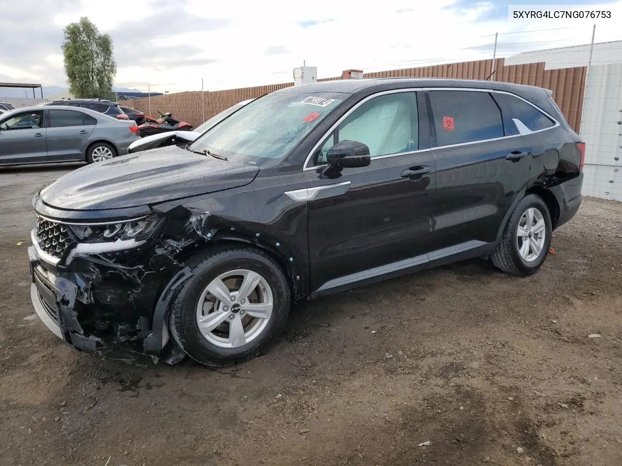 5XYRG4LC7NG076753 2022 Kia Sorento Lx