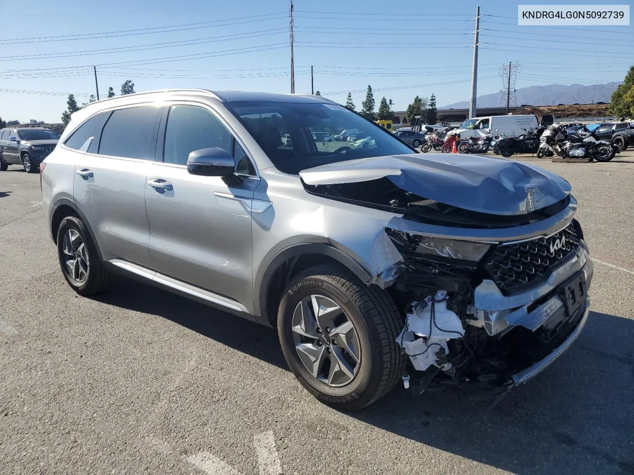 2022 Kia Sorento S VIN: KNDRG4LG0N5092739 Lot: 79298244