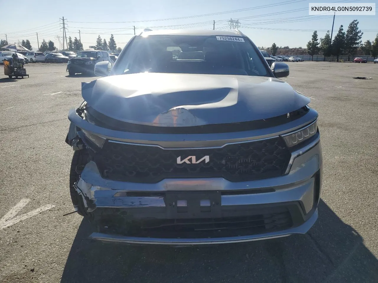 2022 Kia Sorento S VIN: KNDRG4LG0N5092739 Lot: 79298244