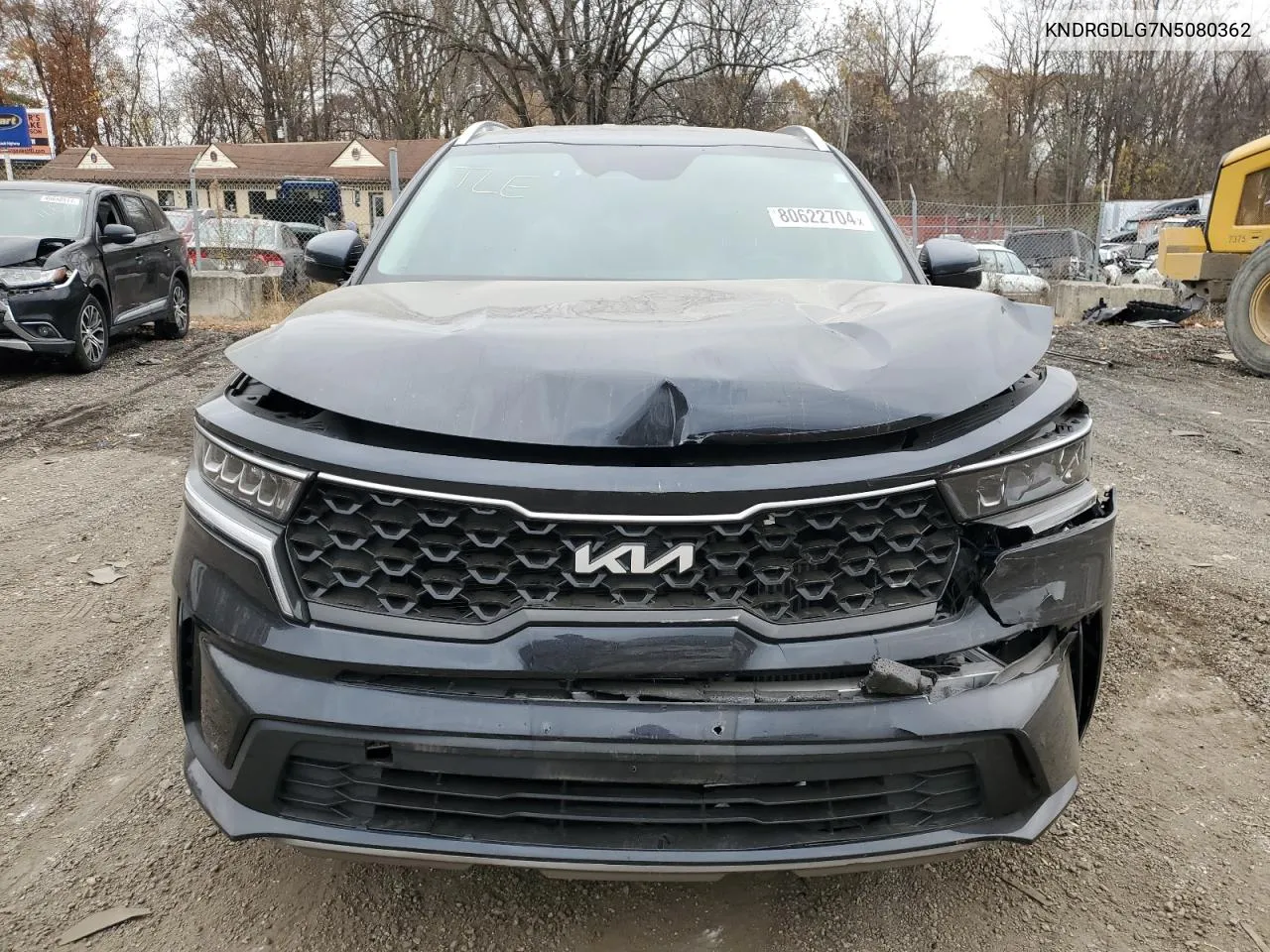 2022 Kia Sorento S VIN: KNDRGDLG7N5080362 Lot: 80622704