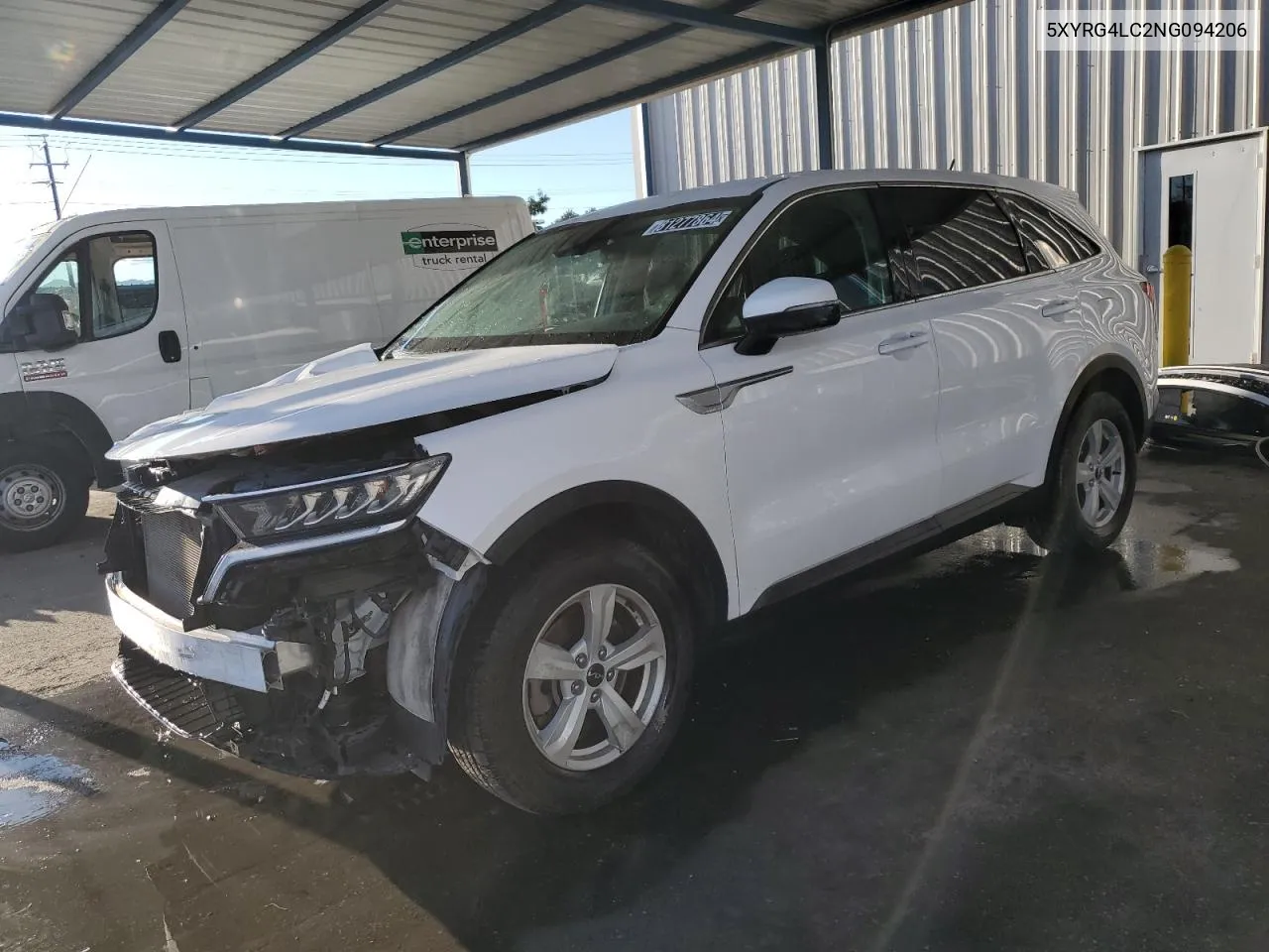 2022 Kia Sorento Lx VIN: 5XYRG4LC2NG094206 Lot: 81277864