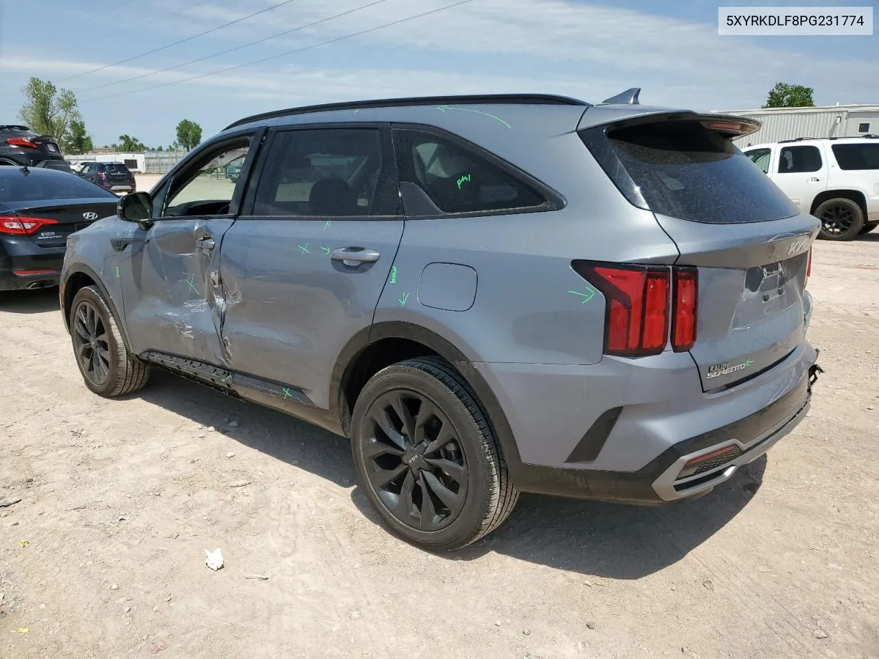 2023 Kia Sorento Sx VIN: 5XYRKDLF8PG231774 Lot: 51732724