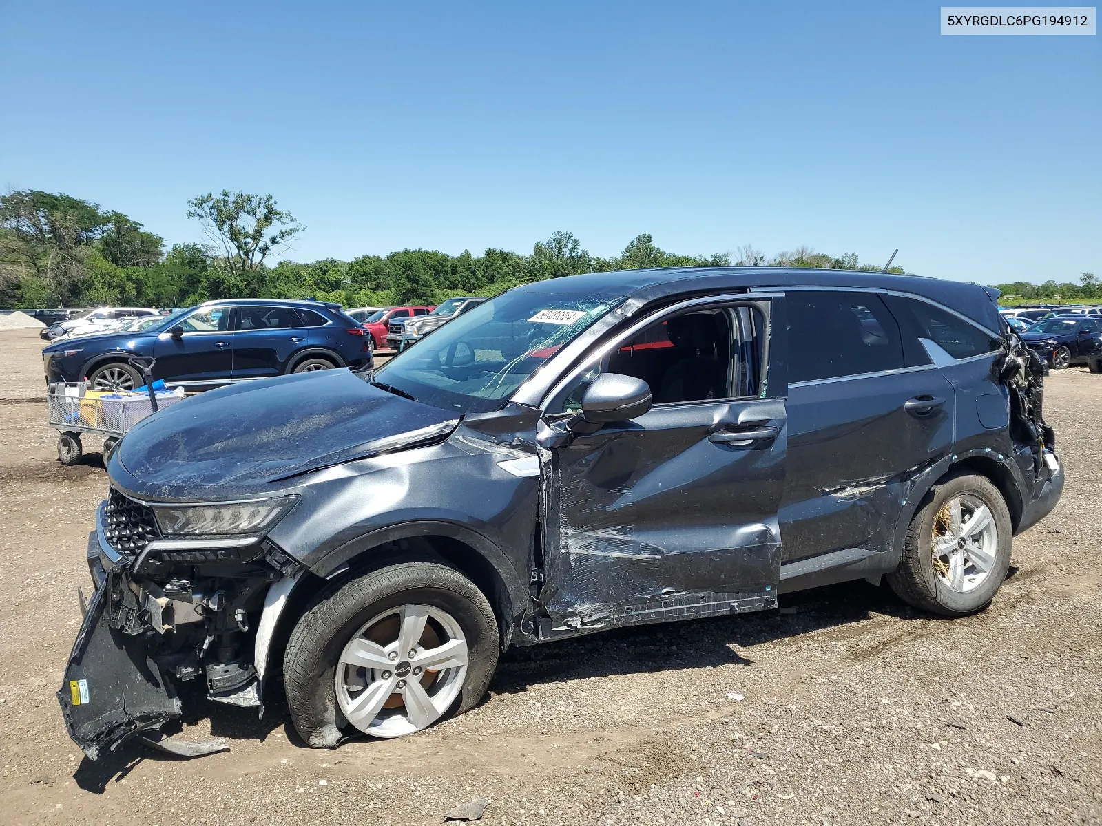 2023 Kia Sorento Lx VIN: 5XYRGDLC6PG194912 Lot: 60486854