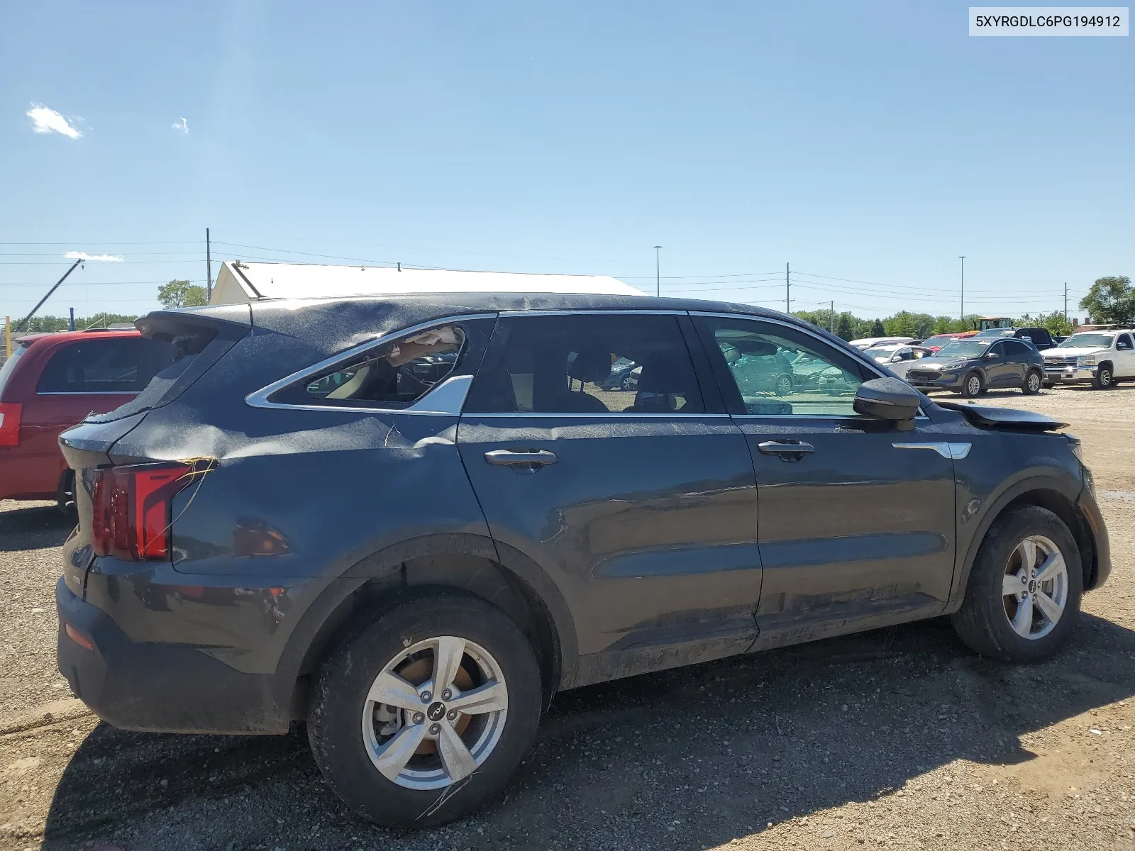 2023 Kia Sorento Lx VIN: 5XYRGDLC6PG194912 Lot: 60486854