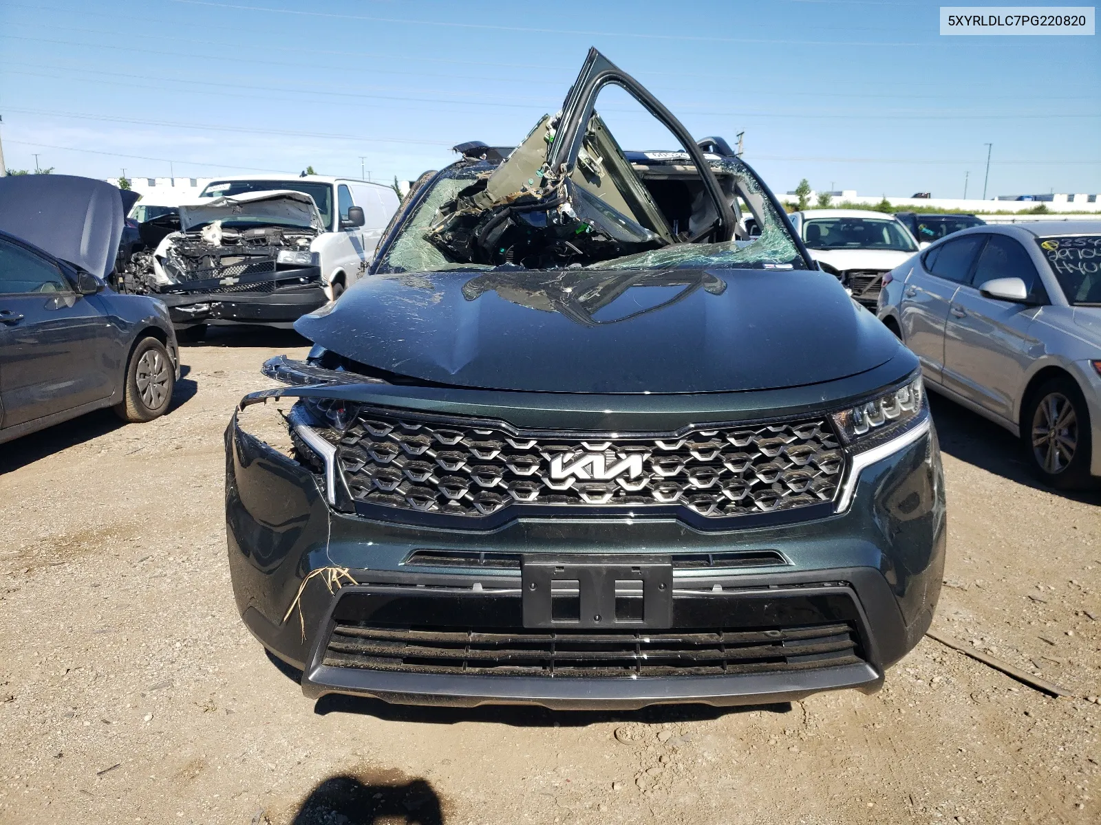 2023 Kia Sorento S VIN: 5XYRLDLC7PG220820 Lot: 60534734