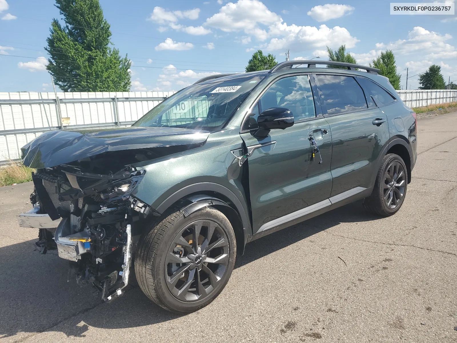 2023 Kia Sorento Sx VIN: 5XYRKDLF0PG236757 Lot: 65002594