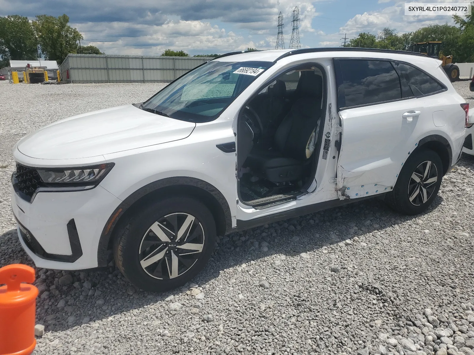 2023 Kia Sorento S VIN: 5XYRL4LC1PG240772 Lot: 66692194