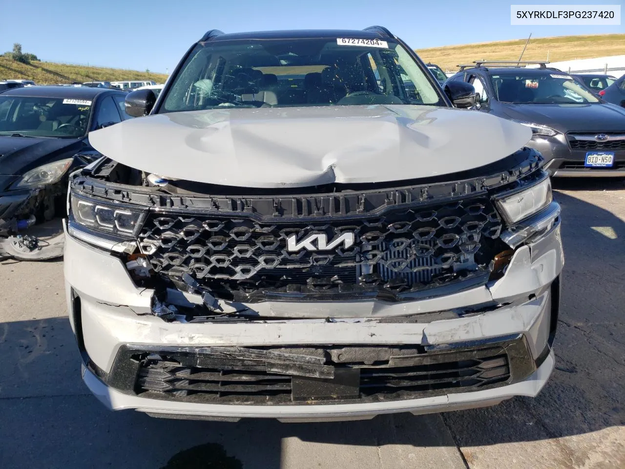 2023 Kia Sorento Sx VIN: 5XYRKDLF3PG237420 Lot: 67274204