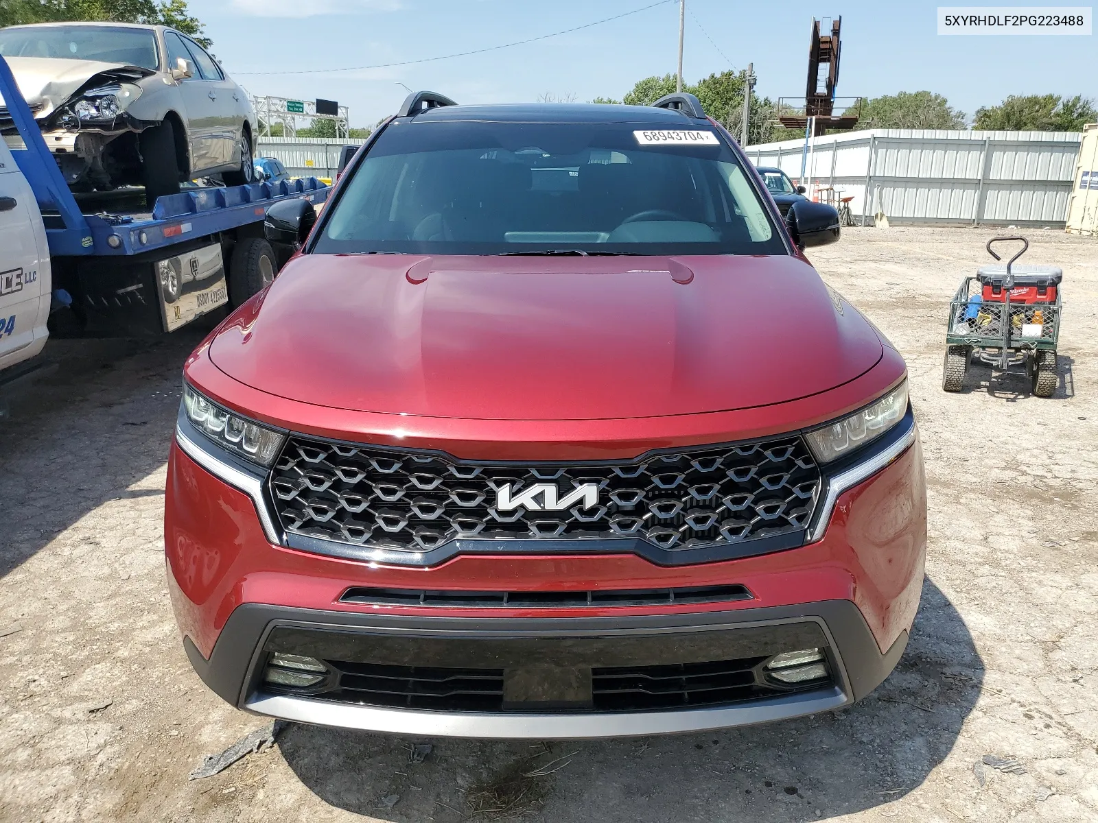 2023 Kia Sorento Ex VIN: 5XYRHDLF2PG223488 Lot: 68943704