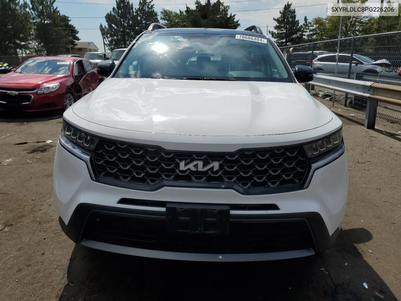 2023 Kia Sorento S VIN: 5XYRLDLC8PG226206 Lot: 70686404