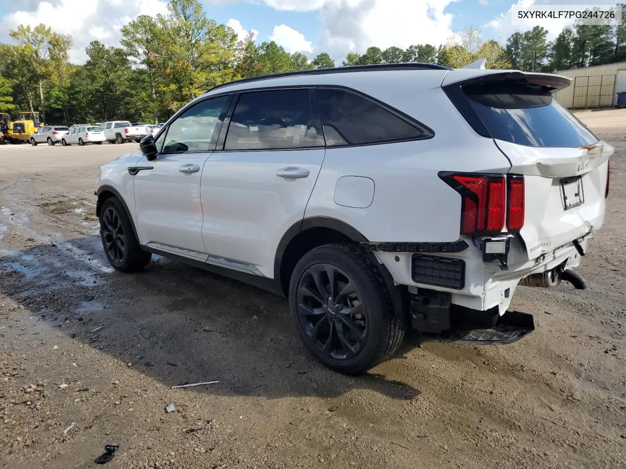 2023 Kia Sorento Sx VIN: 5XYRK4LF7PG244726 Lot: 70793304