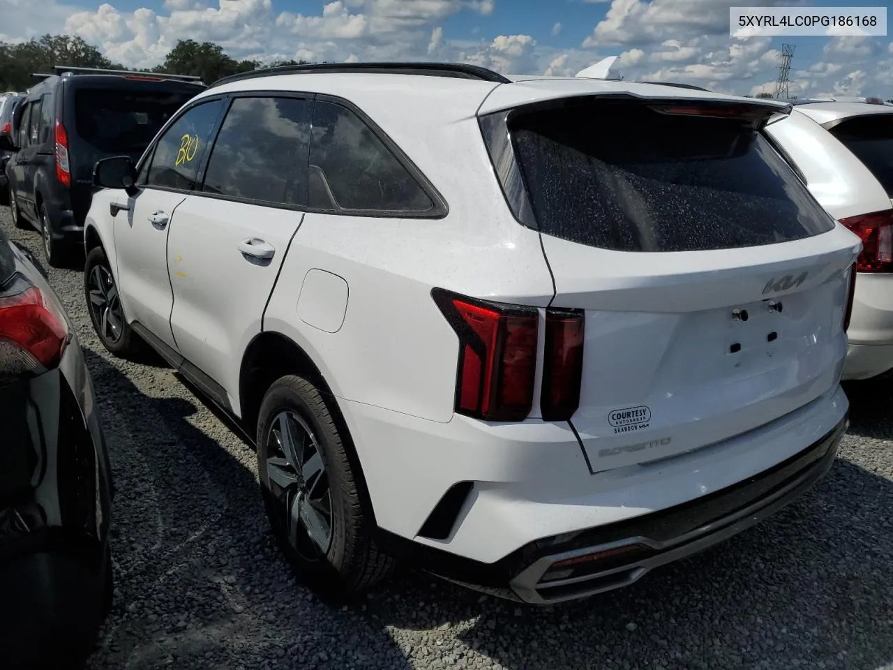 2023 Kia Sorento S VIN: 5XYRL4LC0PG186168 Lot: 73946654