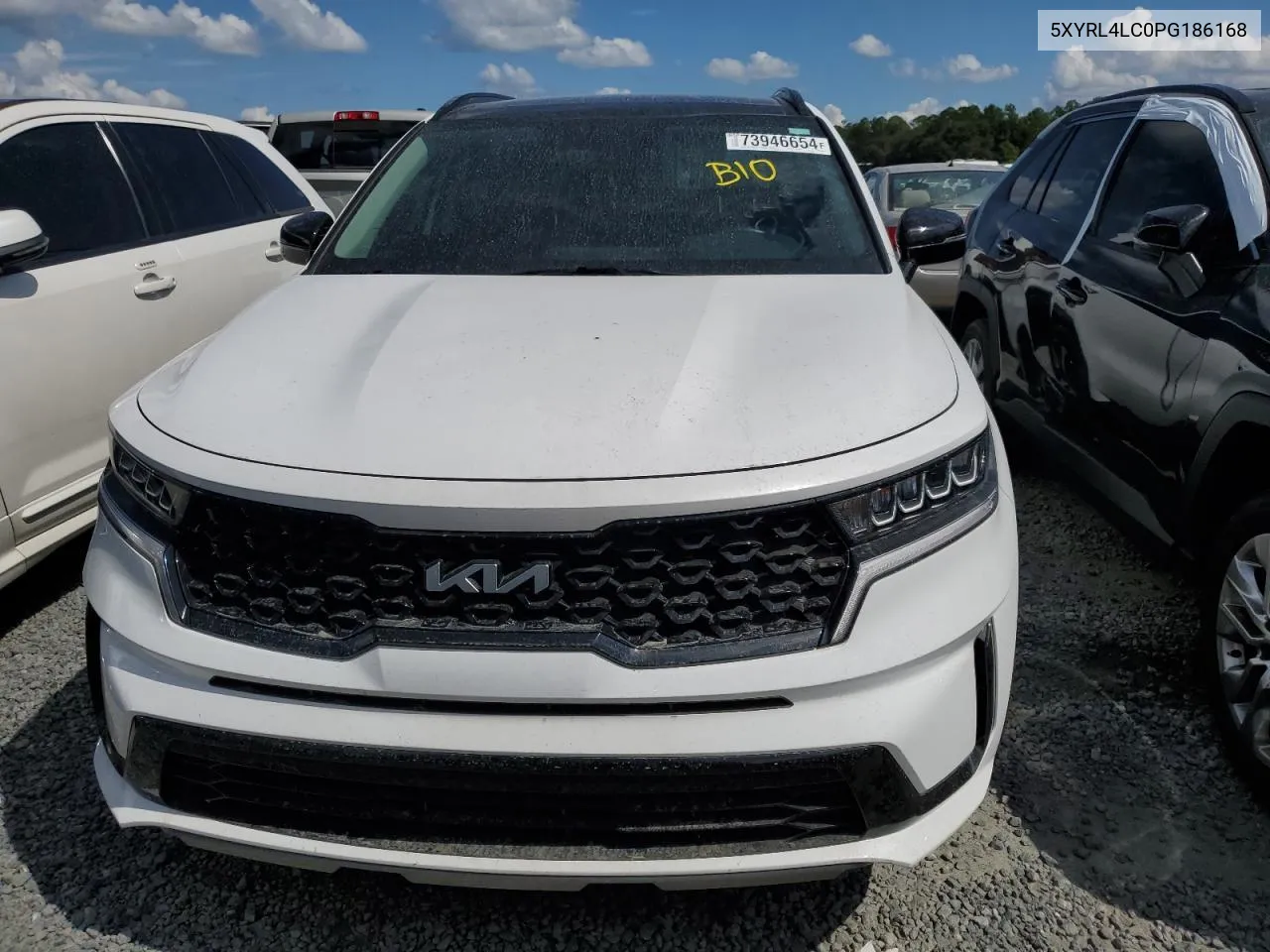 2023 Kia Sorento S VIN: 5XYRL4LC0PG186168 Lot: 73946654