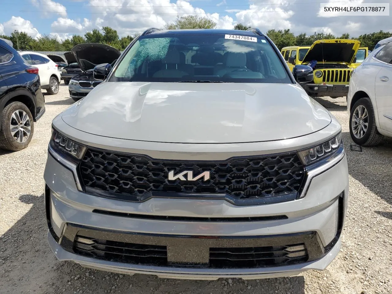 2023 Kia Sorento Ex VIN: 5XYRH4LF6PG178877 Lot: 74347084