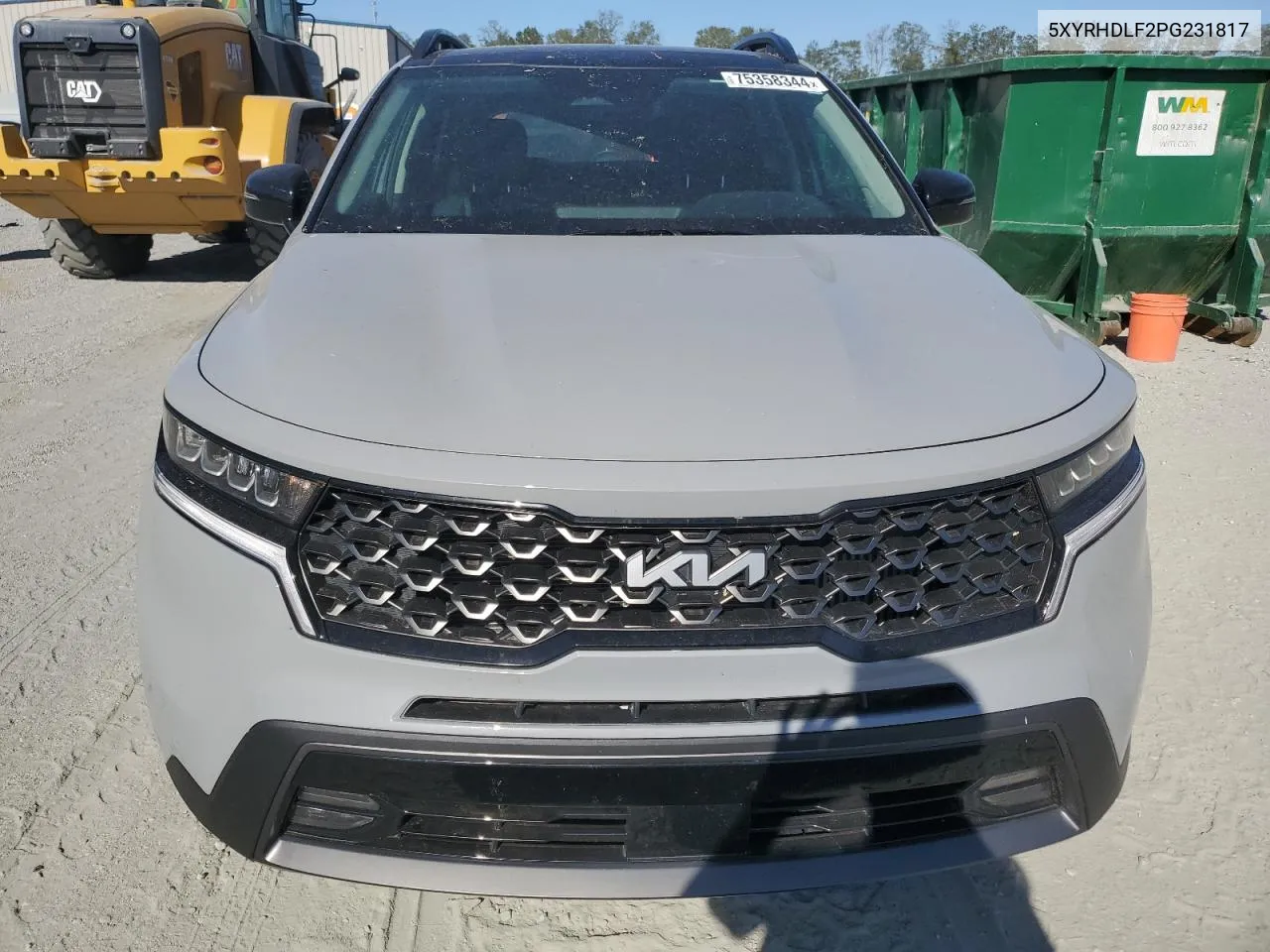 2023 Kia Sorento Ex VIN: 5XYRHDLF2PG231817 Lot: 75358344