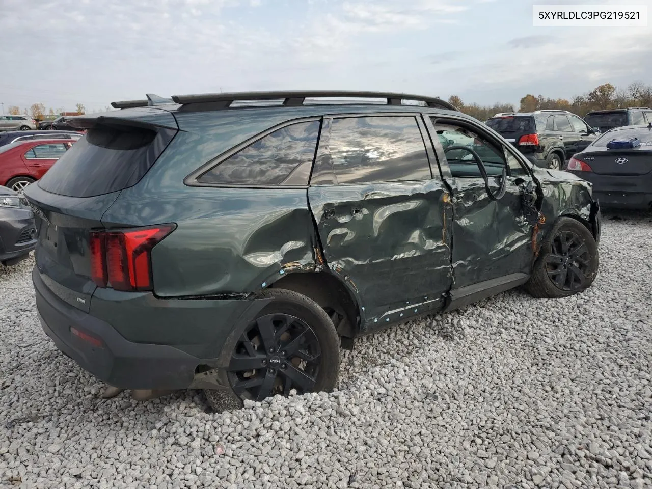 2023 Kia Sorento S VIN: 5XYRLDLC3PG219521 Lot: 75735414