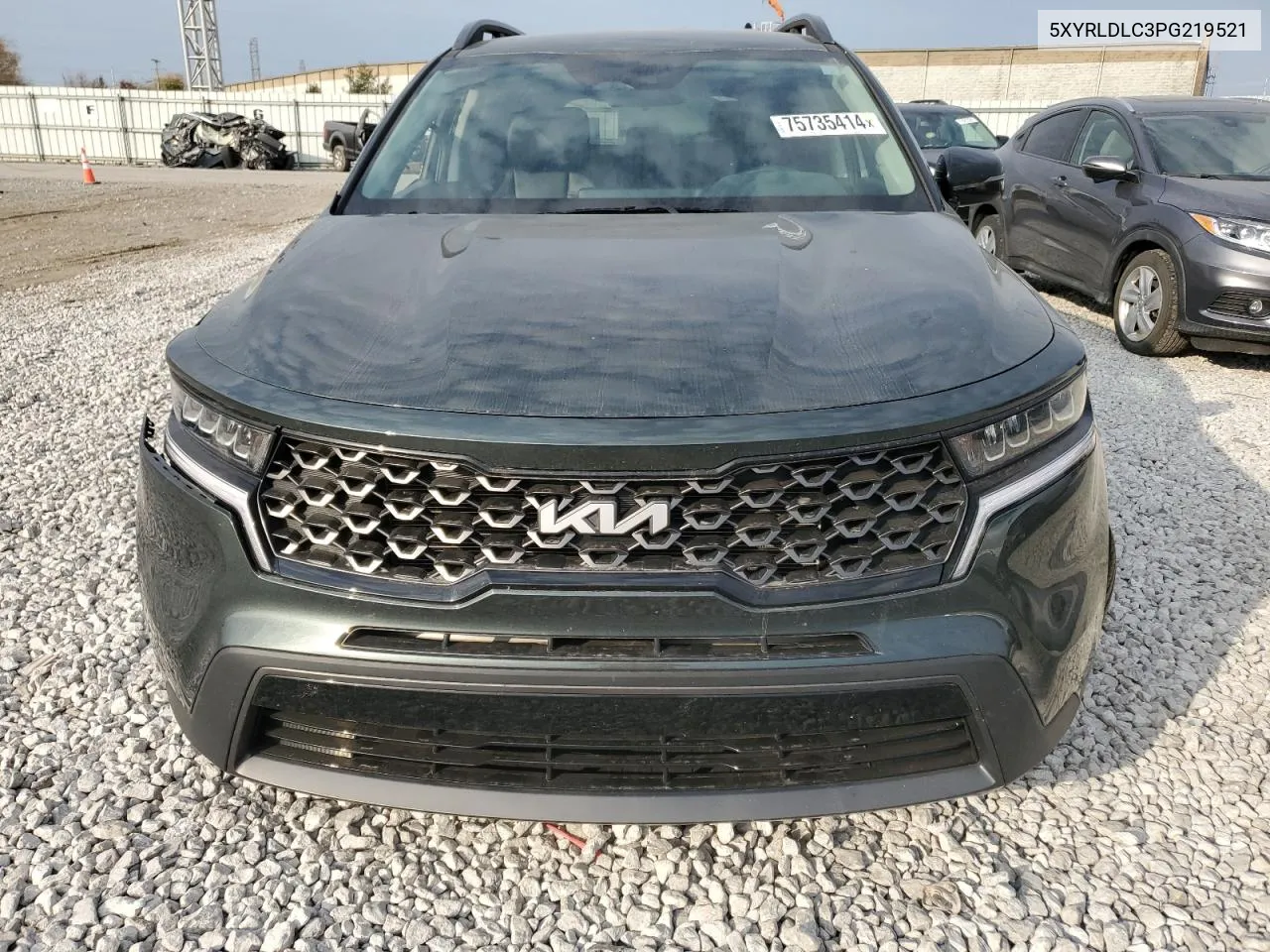 2023 Kia Sorento S VIN: 5XYRLDLC3PG219521 Lot: 75735414