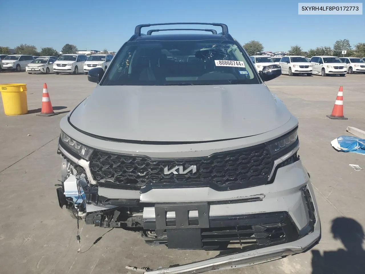 2023 Kia Sorento Ex VIN: 5XYRH4LF8PG172773 Lot: 80860744