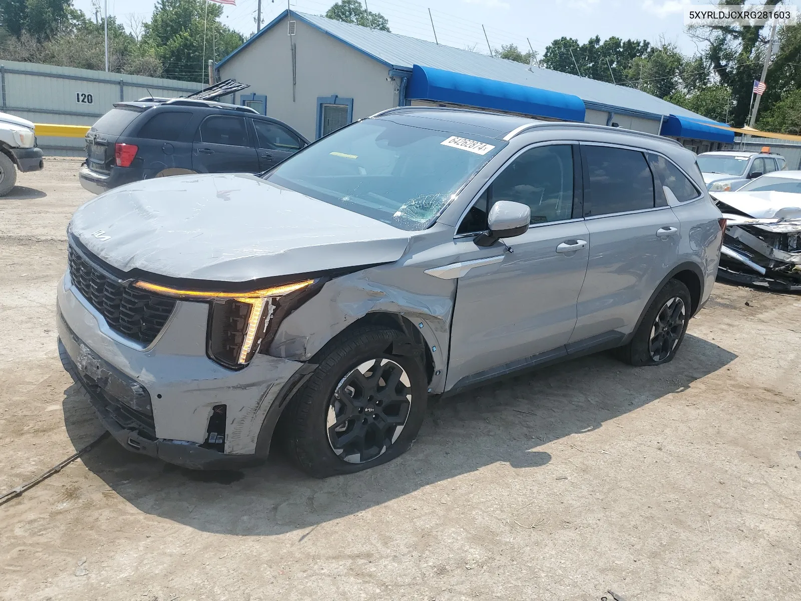 2024 Kia Sorento S VIN: 5XYRLDJCXRG281603 Lot: 64262874