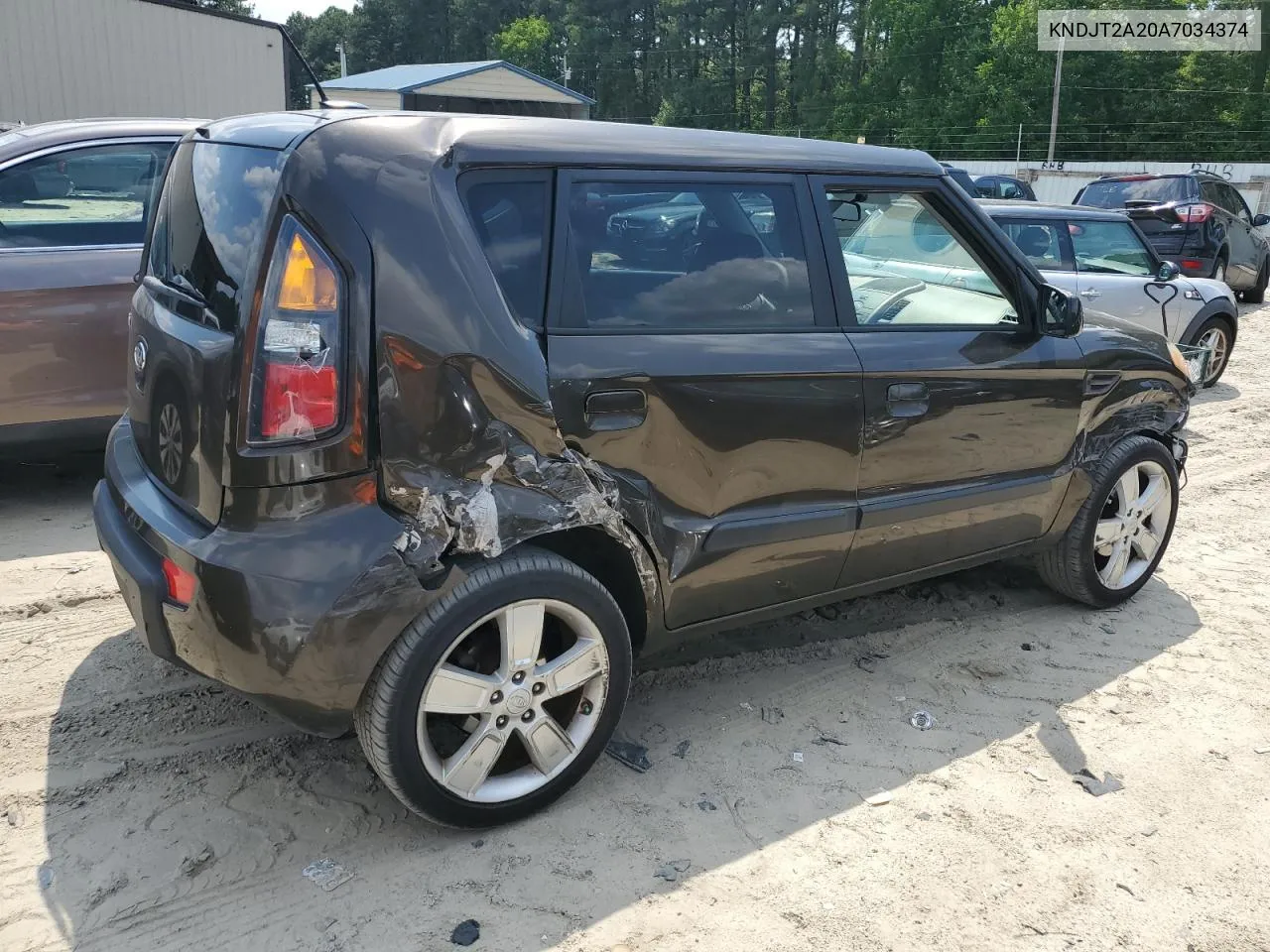 2010 Kia Soul + VIN: KNDJT2A20A7034374 Lot: 59461064