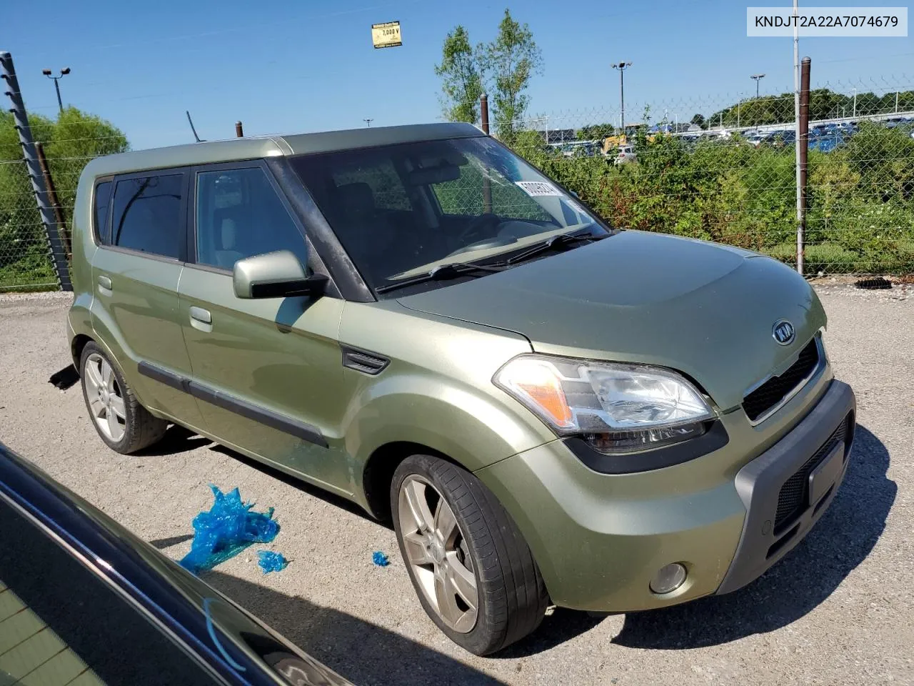 2010 Kia Soul + VIN: KNDJT2A22A7074679 Lot: 60096274