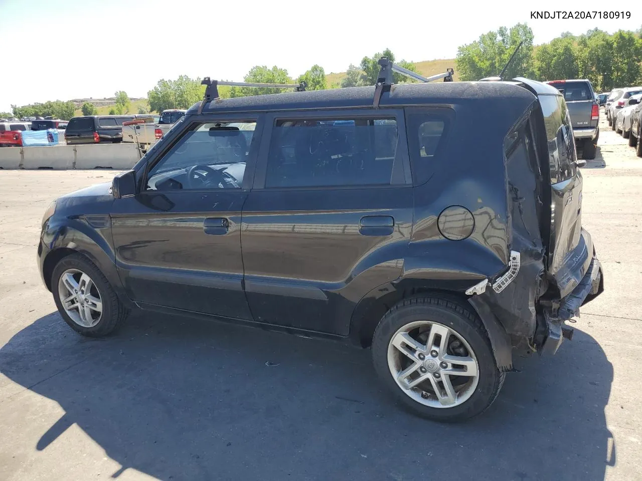 2010 Kia Soul + VIN: KNDJT2A20A7180919 Lot: 62732014