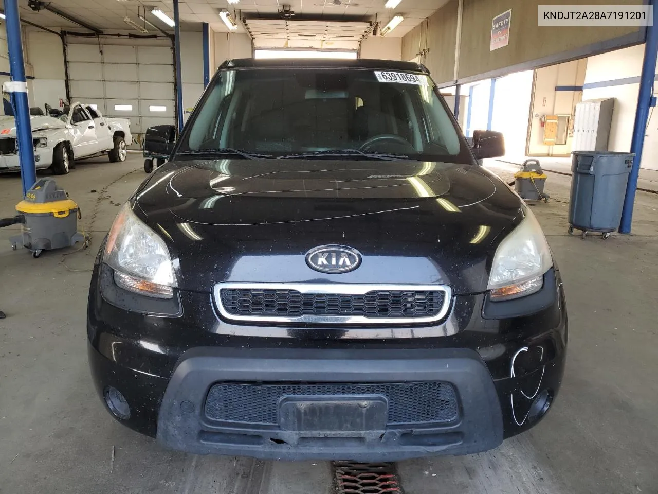 2010 Kia Soul + VIN: KNDJT2A28A7191201 Lot: 63918694