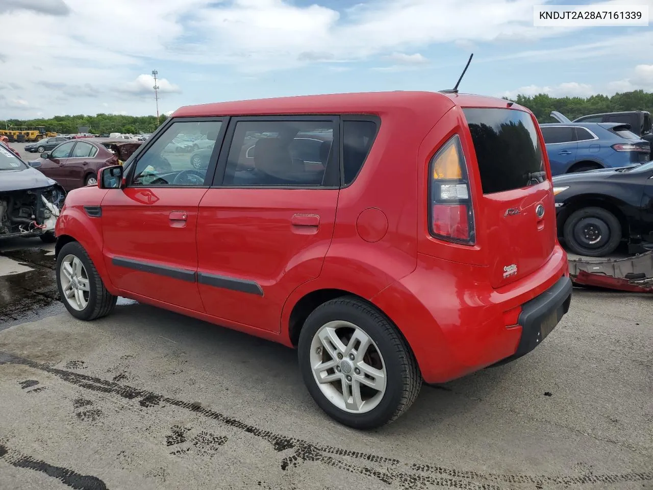 2010 Kia Soul + VIN: KNDJT2A28A7161339 Lot: 64002374