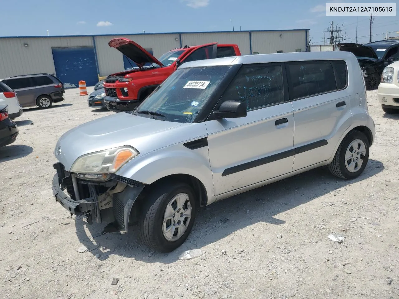 2010 Kia Soul VIN: KNDJT2A12A7105615 Lot: 66035714