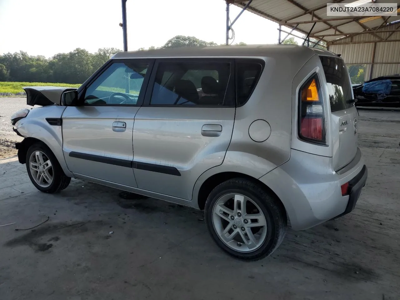 2010 Kia Soul + VIN: KNDJT2A23A7084220 Lot: 66704024