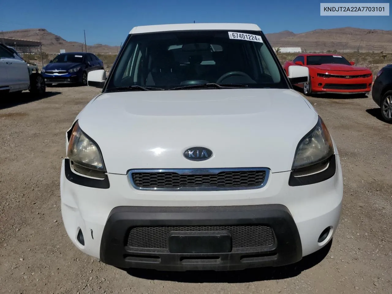 2010 Kia Soul + VIN: KNDJT2A22A7703101 Lot: 67401224