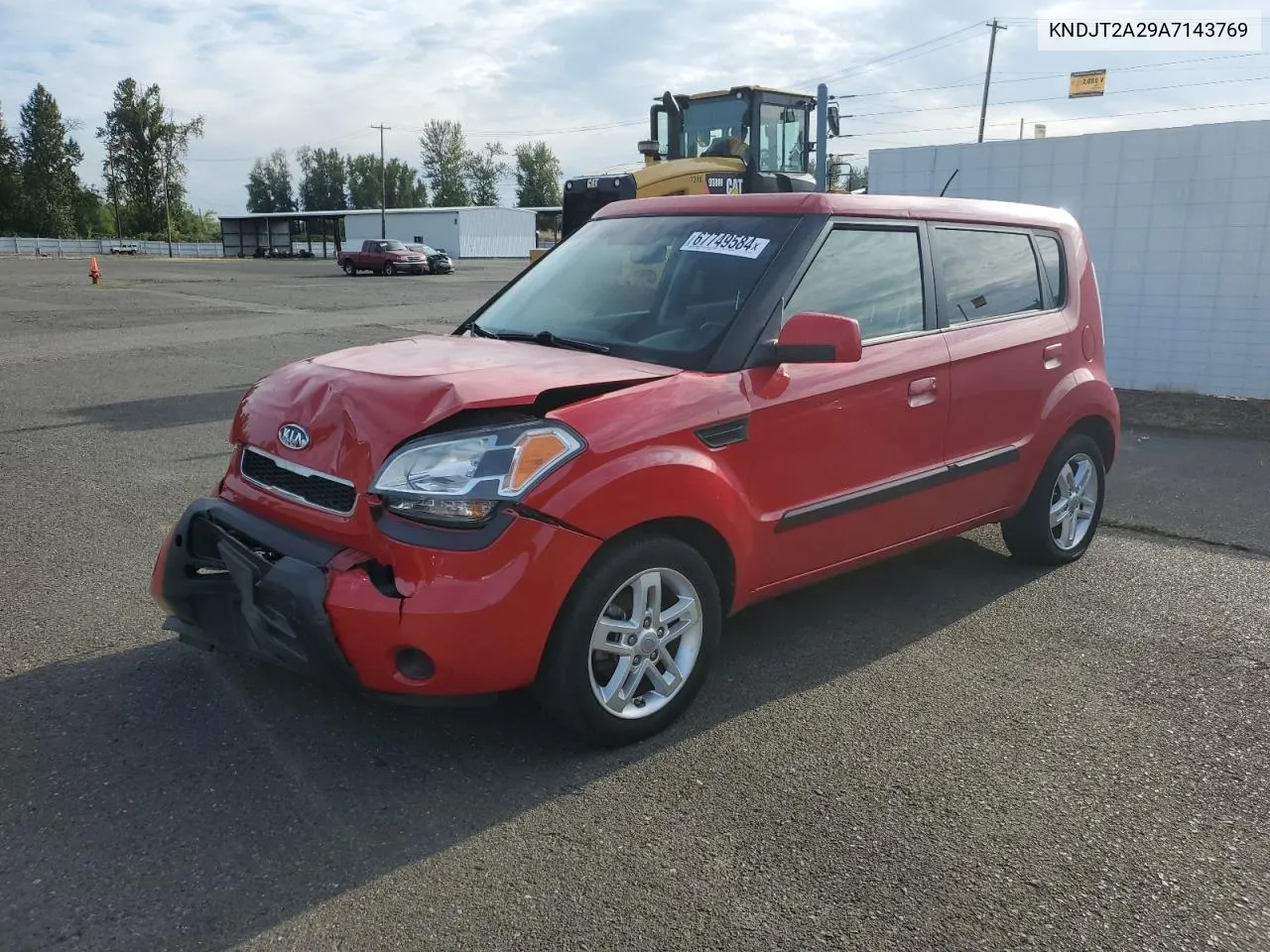 2010 Kia Soul + VIN: KNDJT2A29A7143769 Lot: 67749584