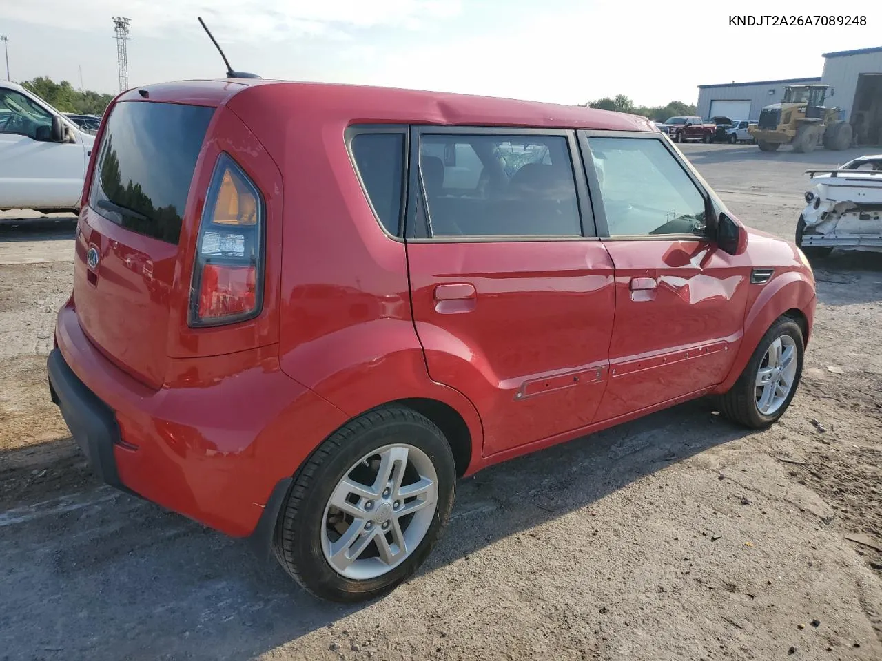 2010 Kia Soul + VIN: KNDJT2A26A7089248 Lot: 68179444