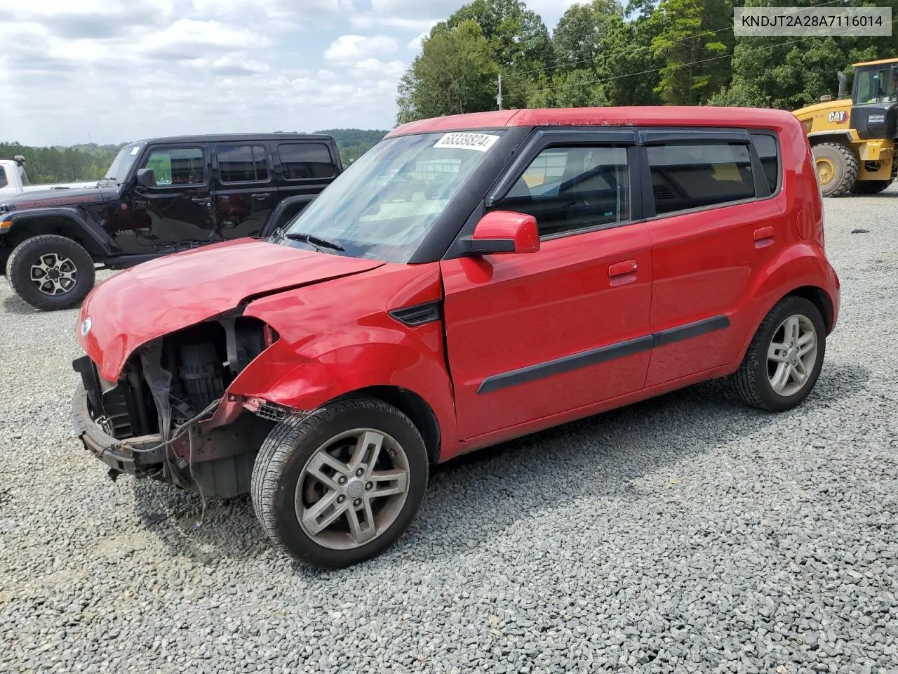 2010 Kia Soul + VIN: KNDJT2A28A7116014 Lot: 68339824