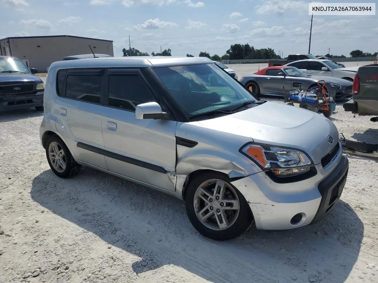 2010 Kia Soul + VIN: KNDJT2A26A7063944 Lot: 68728754