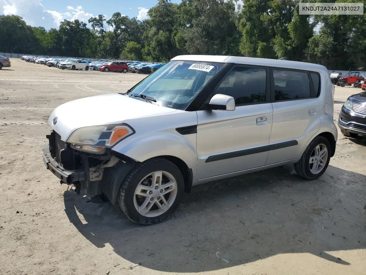 2010 Kia Soul + VIN: KNDJT2A24A7131027 Lot: 68895974