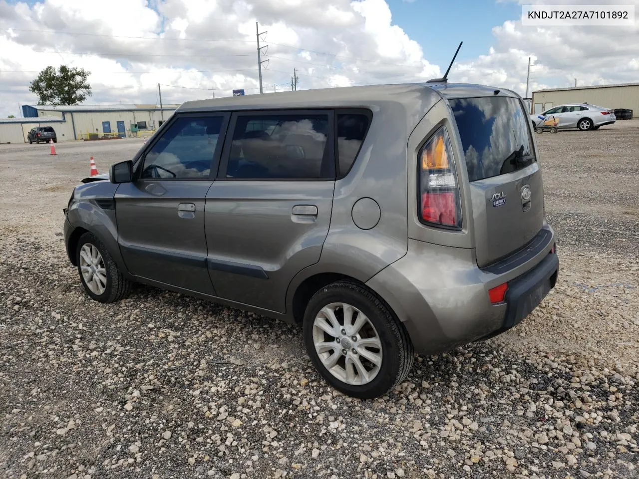 2010 Kia Soul + VIN: KNDJT2A27A7101892 Lot: 69070144