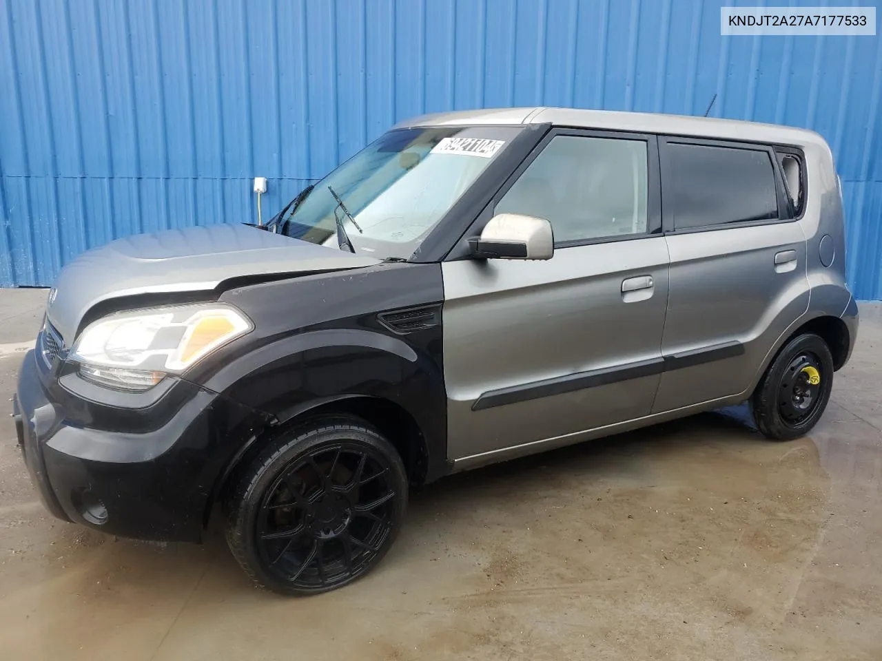 2010 Kia Soul + VIN: KNDJT2A27A7177533 Lot: 69421104