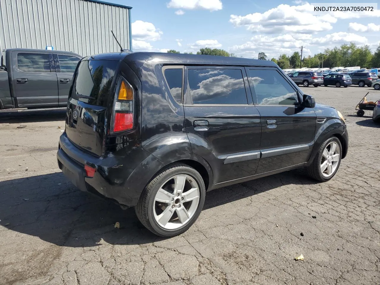 2010 Kia Soul + VIN: KNDJT2A23A7050472 Lot: 69444424