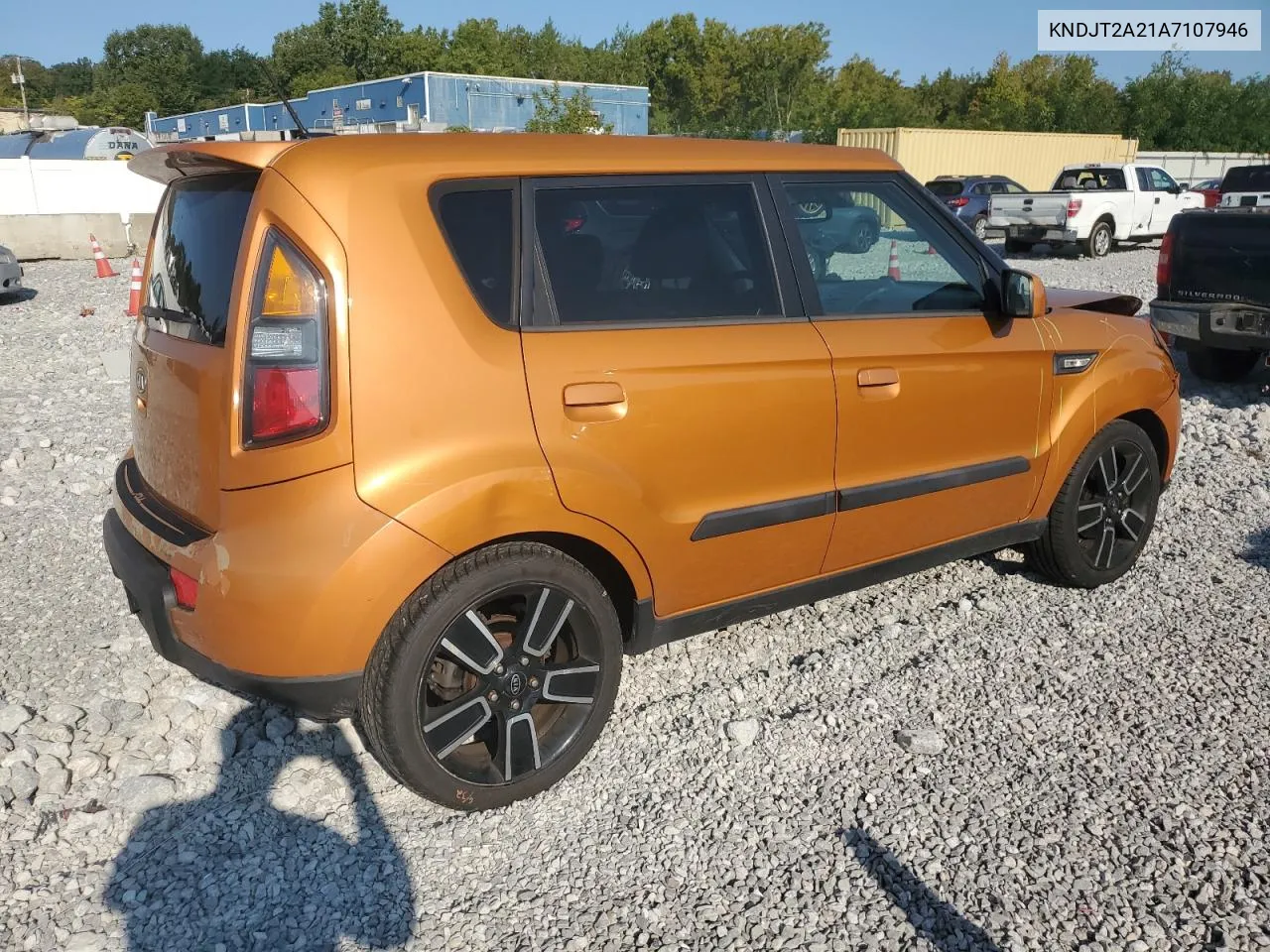 2010 Kia Soul + VIN: KNDJT2A21A7107946 Lot: 69804524