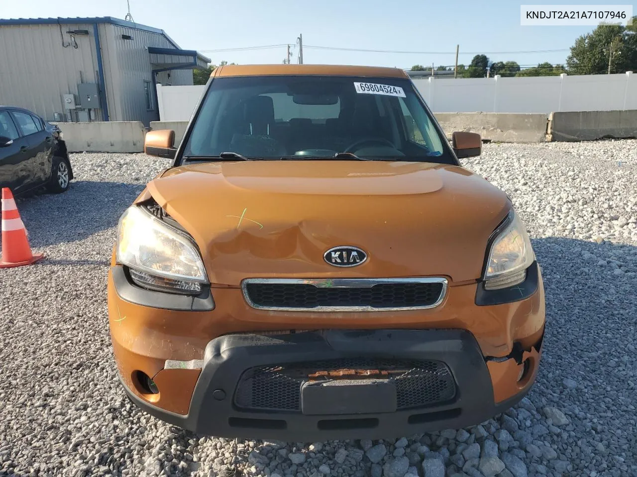 2010 Kia Soul + VIN: KNDJT2A21A7107946 Lot: 69804524