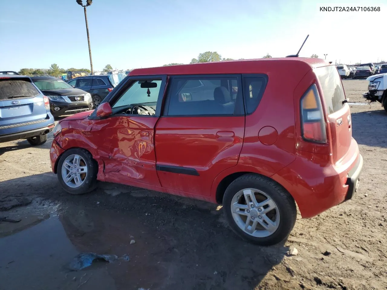 2010 Kia Soul + VIN: KNDJT2A24A7106368 Lot: 72785874