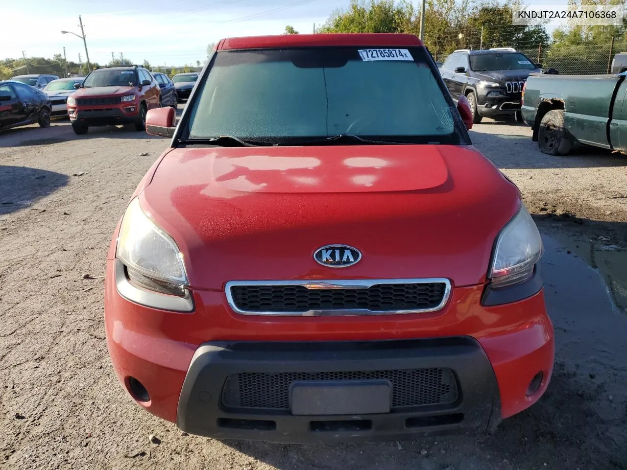 2010 Kia Soul + VIN: KNDJT2A24A7106368 Lot: 72785874