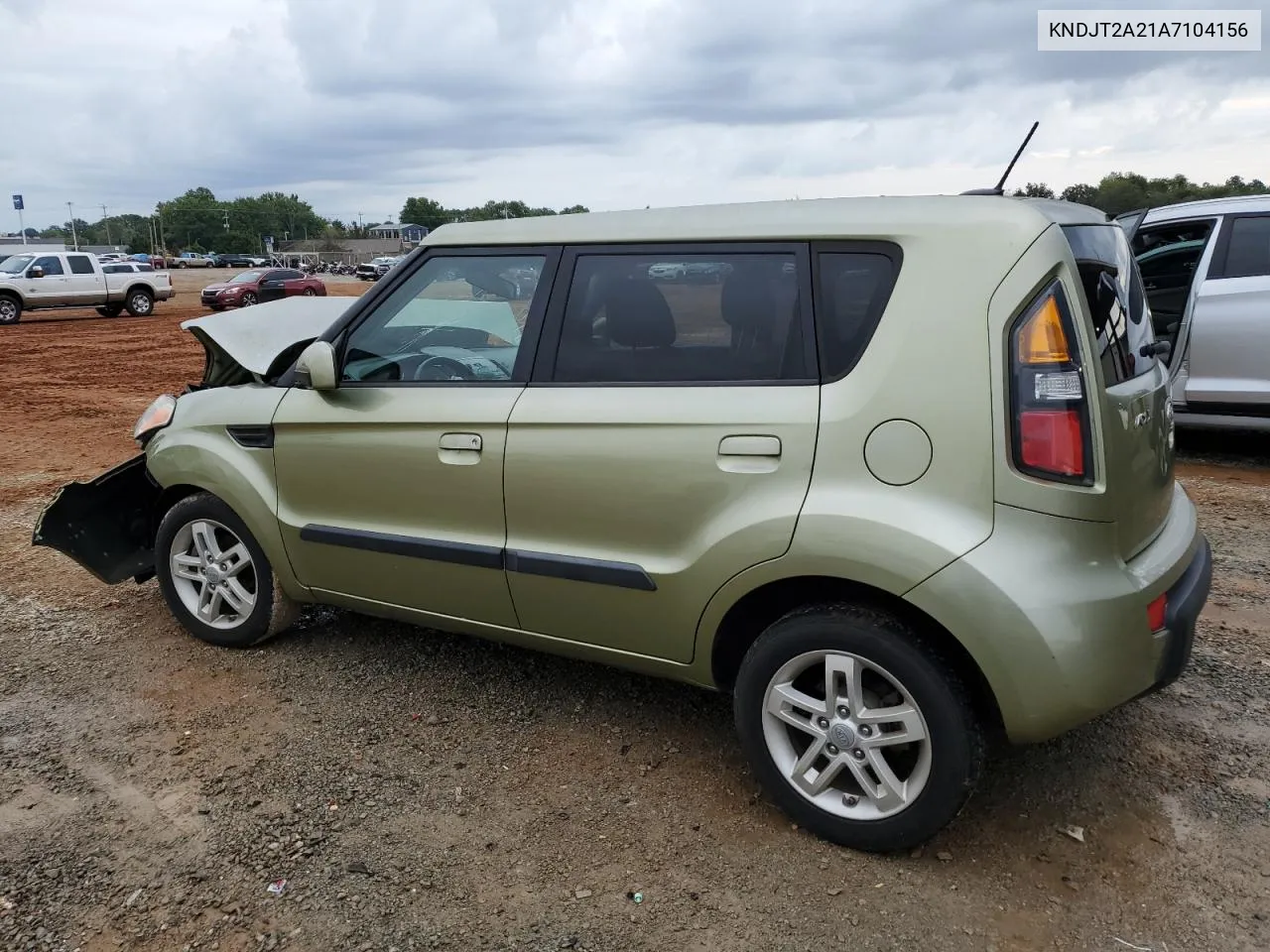 2010 Kia Soul + VIN: KNDJT2A21A7104156 Lot: 73061114