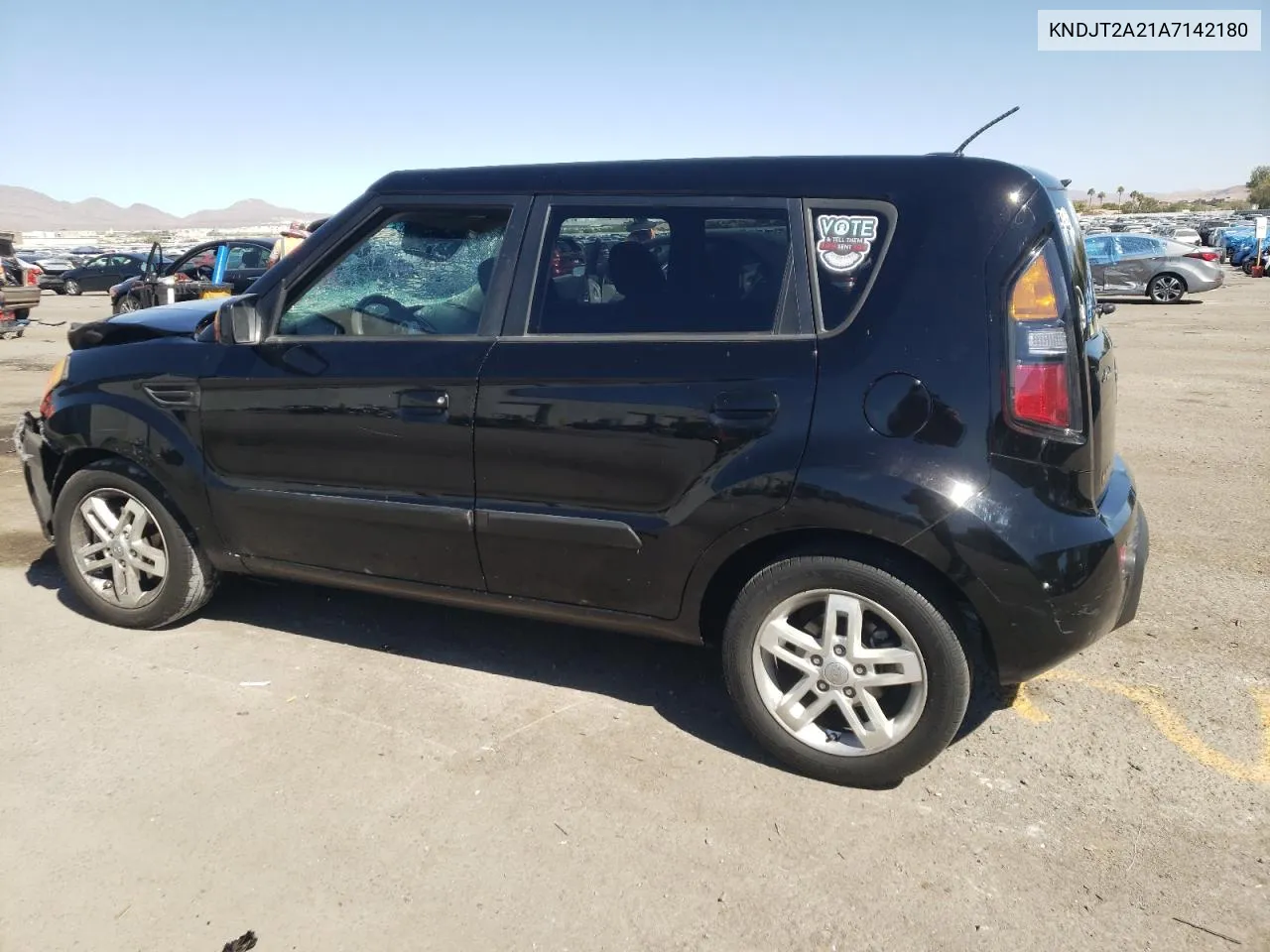 2010 Kia Soul + VIN: KNDJT2A21A7142180 Lot: 73166764