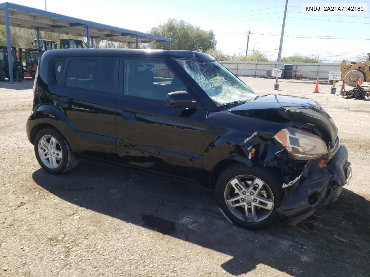 2010 Kia Soul + VIN: KNDJT2A21A7142180 Lot: 73166764