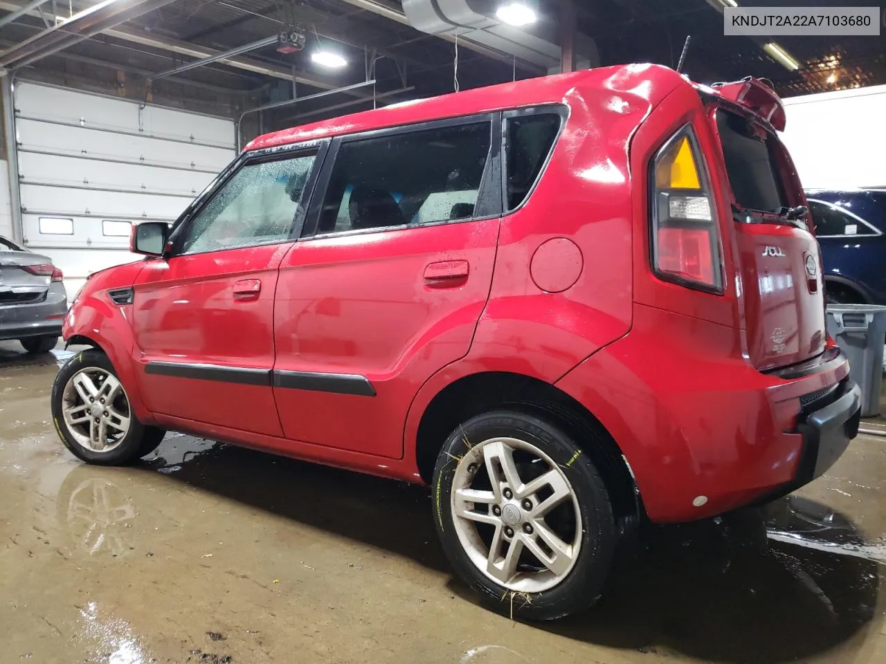 2010 Kia Soul + VIN: KNDJT2A22A7103680 Lot: 73815334