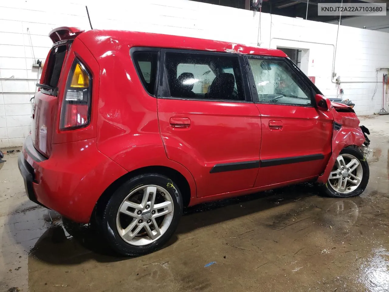 2010 Kia Soul + VIN: KNDJT2A22A7103680 Lot: 73815334