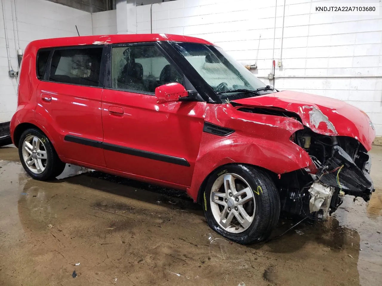 2010 Kia Soul + VIN: KNDJT2A22A7103680 Lot: 73815334