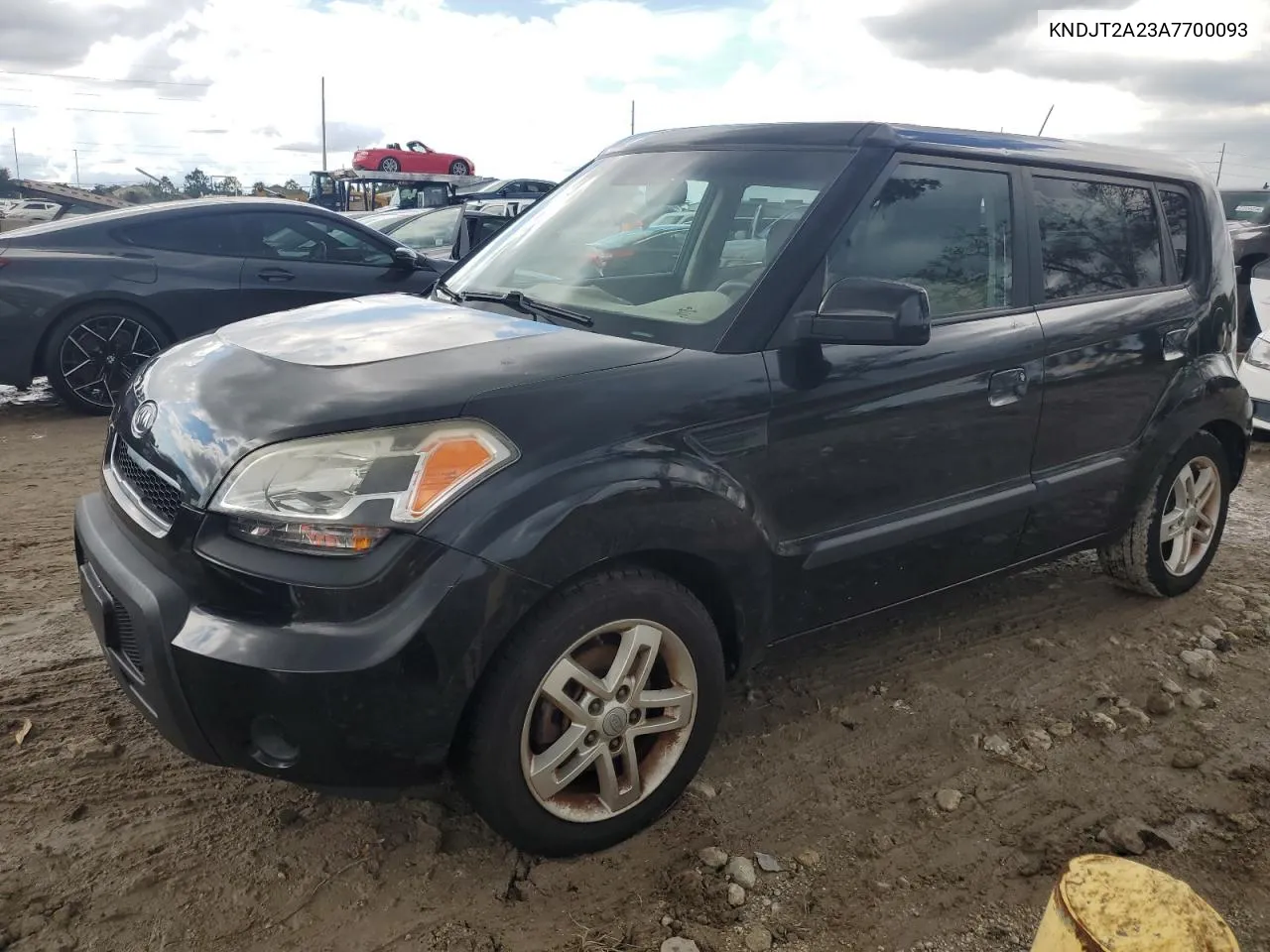 2010 Kia Soul + VIN: KNDJT2A23A7700093 Lot: 74084024